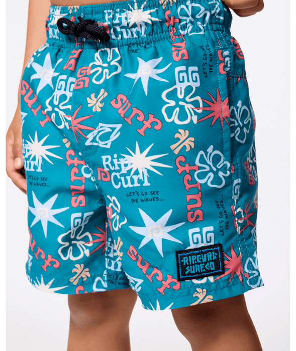 RIP CURL - WAVE DAYZ VOLLEY BOARDSHORTS STORM BLUE