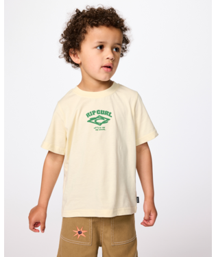 RIP CURL - WAVE DAYZ LOGO TEE LEMON ICE