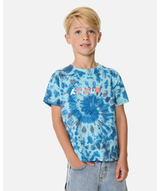 RIP CURL - AOTS TIE DYE TEE DARK BLUE
