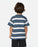 RIP CURL - SURF CHECK STRIPE TEE PINE NIGHT