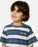 RIP CURL - SURF CHECK STRIPE TEE PINE NIGHT