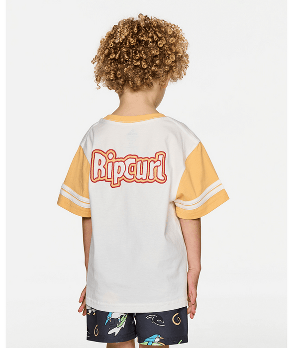 RIP CURL - PADDLE OUT LOGO TEE BONE