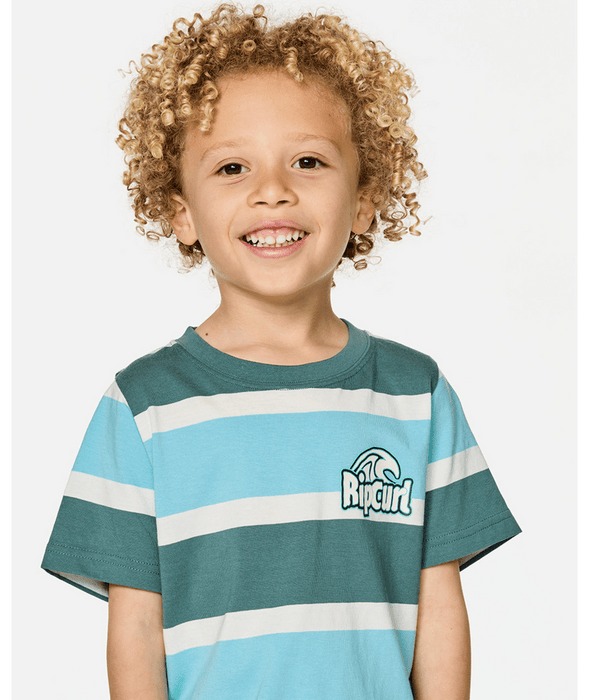 RIP CURL - PADDLE OUT TEE STRIPE WAVE POOL