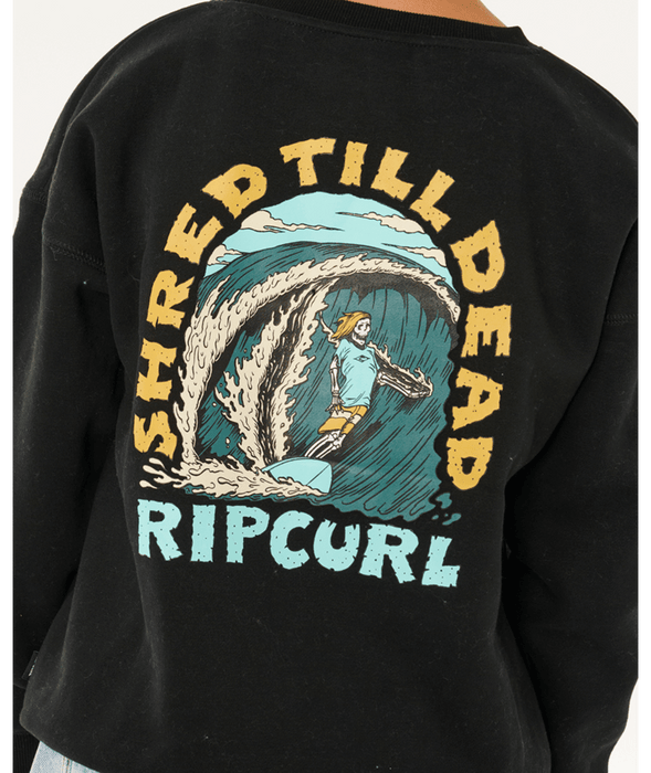 RIP CURL - SHRED TILL DEAD CREW BLACK
