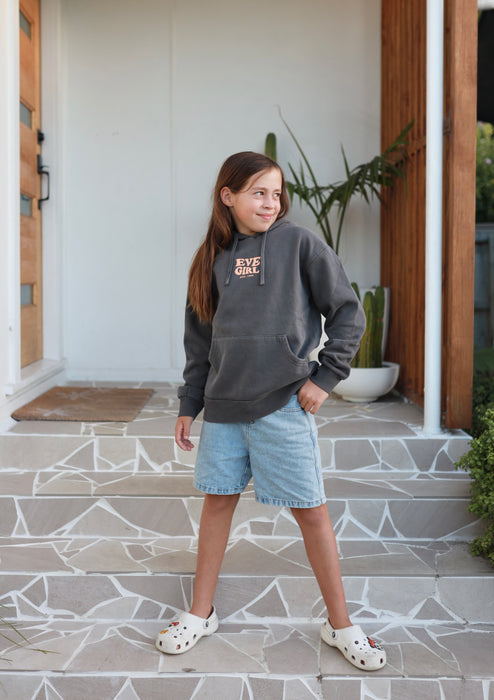 EVE GIRL - ATHS HOODIE CHARCOAL