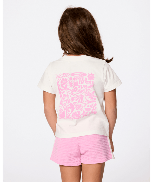 RIP CURL - ISLAND RELAXED ART TEE BONE