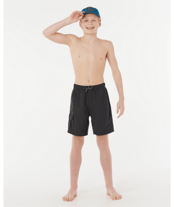 RIP CURL - CARGO VOLLEY BOARDSHORTS BLACK