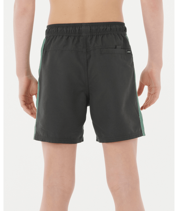 RIP CURL - TROPIC DAZE PANEL VOLLEY BOARDSHORTS WASHED BLK
