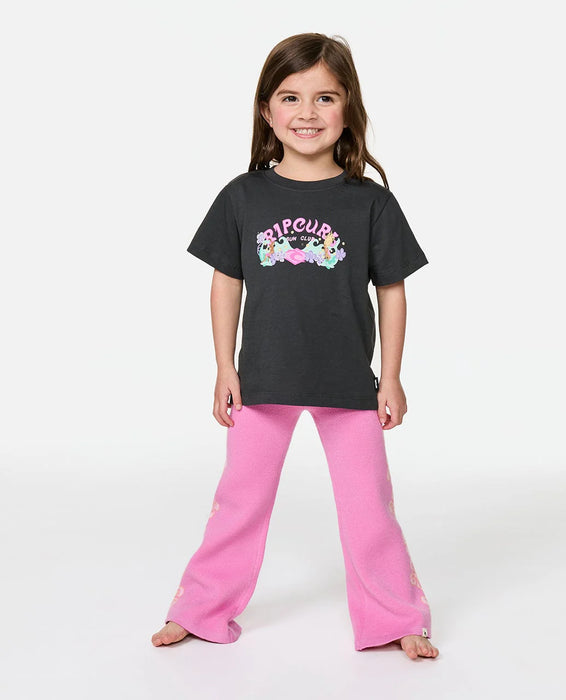 RIP CURL - SUNSHINE CLUB BAND TEE WASHED BLACK