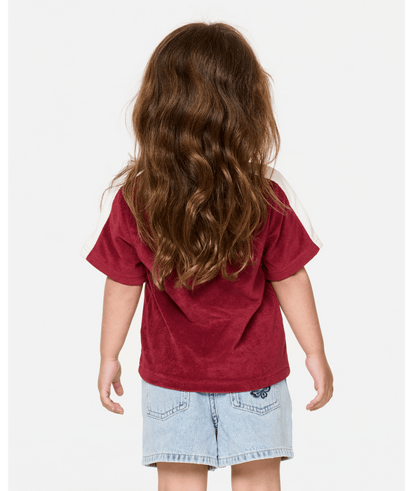 RIP CURL - ROAD TRIP TERRY TEE PLUM