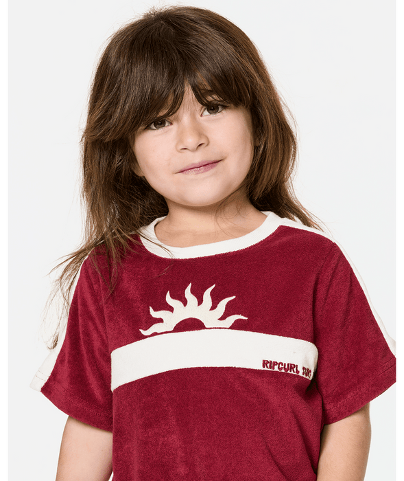 RIP CURL - ROAD TRIP TERRY TEE PLUM