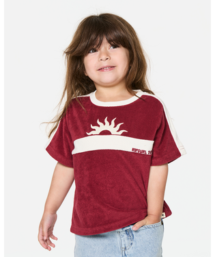 RIP CURL - ROAD TRIP TERRY TEE PLUM