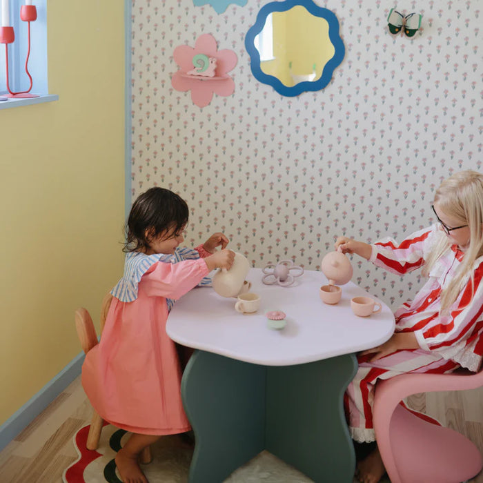 MUSHIE - SILICONE TEA PLAY SET BLUSH