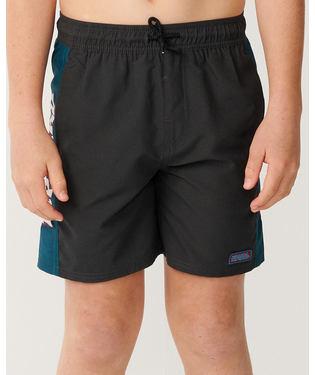 RIP CURL - SURF SHACK PANEL VOLLEY SHORTS WASHED BLK
