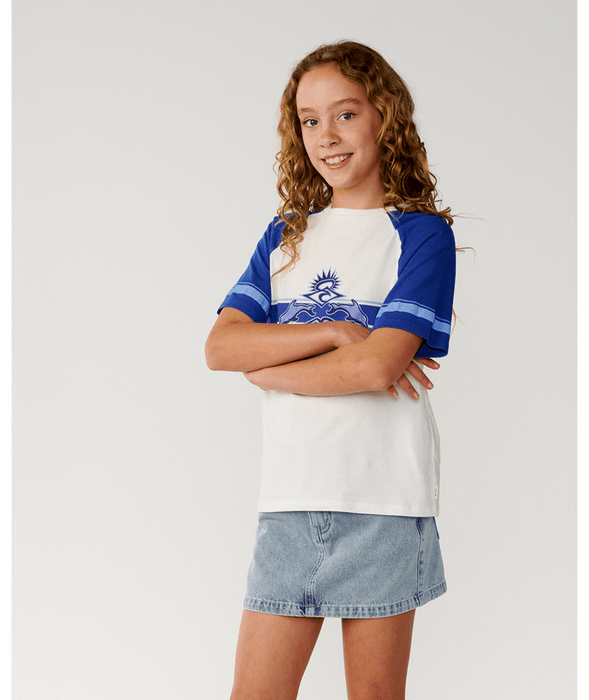 RIP CURL - DOLPHIN ARCHIVE RELAXED TEE BONE