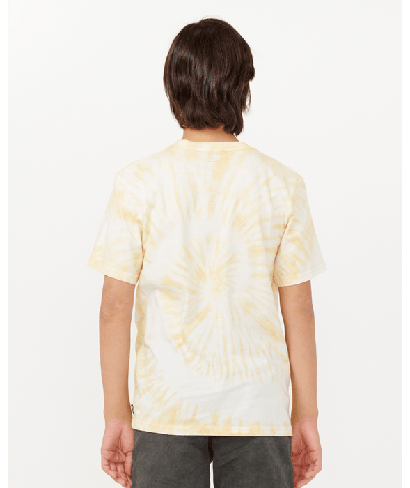 RIP CURL - EVOLUTION TIE DYE TEE STRAW