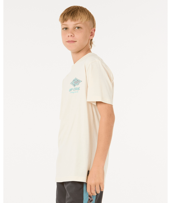 RIP CURL - RAW ENERGY DOLPHIN TEE BONE