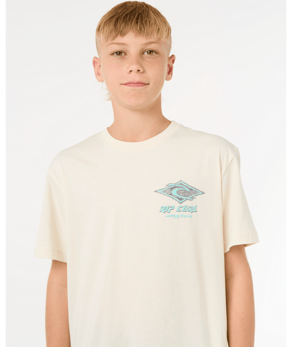 RIP CURL - RAW ENERGY DOLPHIN TEE BONE