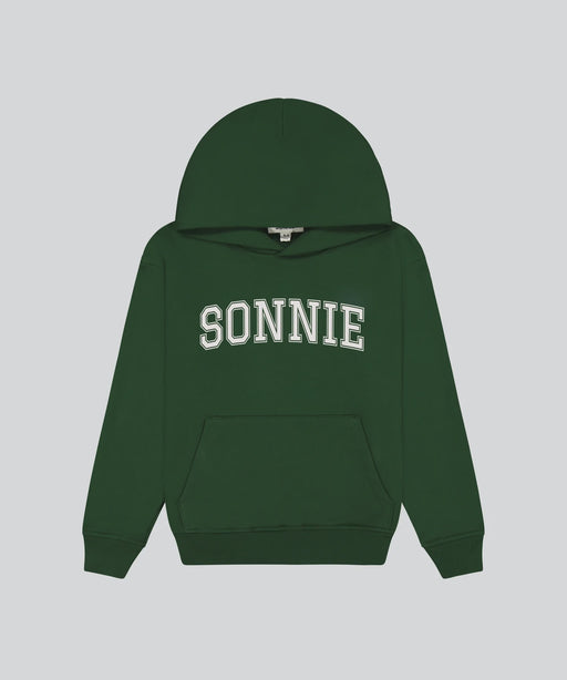 SONNIE - VARSITY HOODIE FOREST GREEN