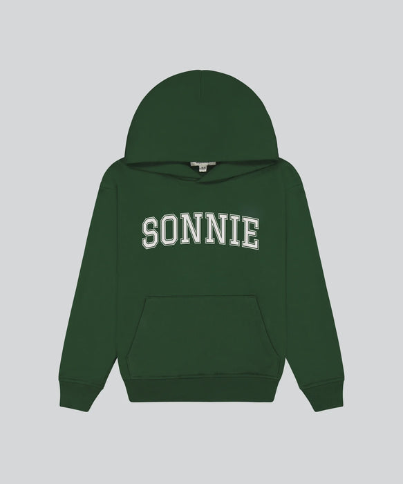 SONNIE - VARSITY HOODIE FOREST GREEN