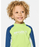 RIP CURL - SHOCK UPF LS RASH TOP NAVY/LIME