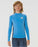 RIP CURL - ICONS UV BRUSHED LS RASH TOP BLUE GUM