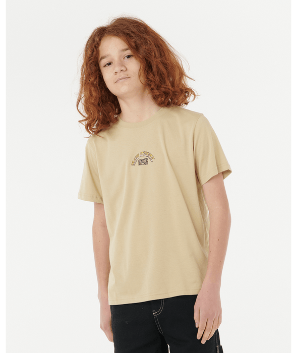 RIP CURL - TROPIC DAZE ART TEE KHAKI SAND