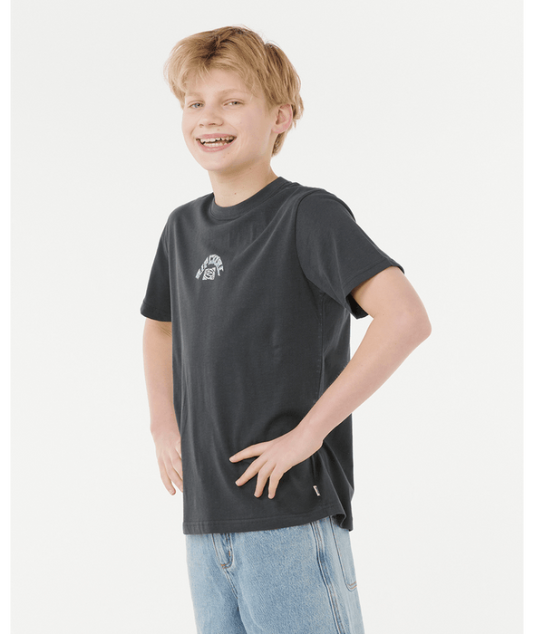 RIP CURL - TROPIC DAZE ART TEE WASHED BLACK