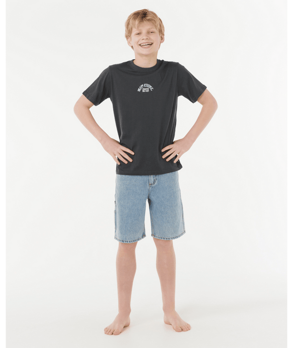 RIP CURL - TROPIC DAZE ART TEE WASHED BLACK