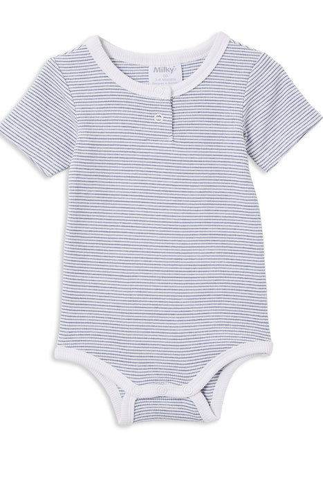 MILKY - PEBBLE RIB BUBBYSUIT