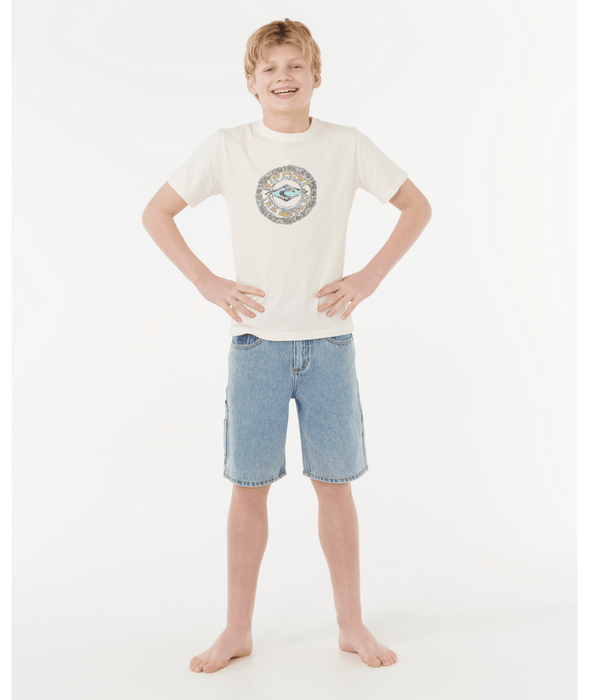 RIP CURL - TROPIC DAZE MANDALA TEE BONE