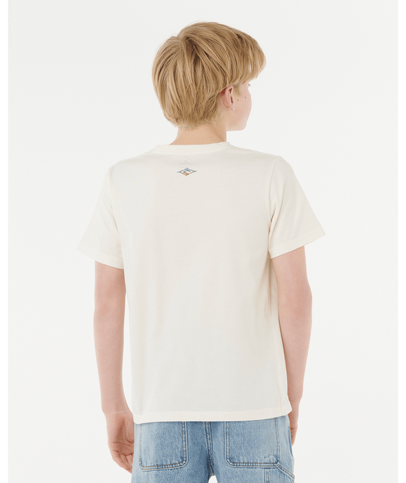 RIP CURL - TROPIC DAZE MANDALA TEE BONE