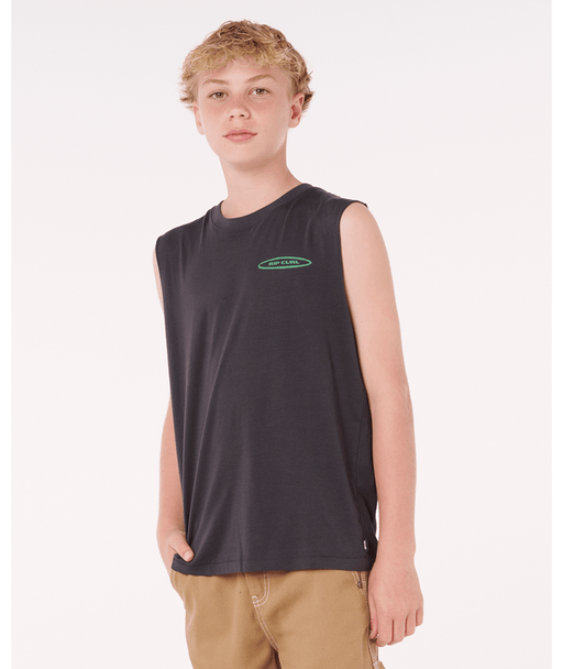 RIP CURL - ISLAND PARADISO MUSCLE TANK BLK