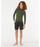 RIP CURL - WAVES UPF LS RASH TOP OLIVE