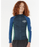 RIP CURL - TROPIC DAZE UPF LS RASH TOP NAVY