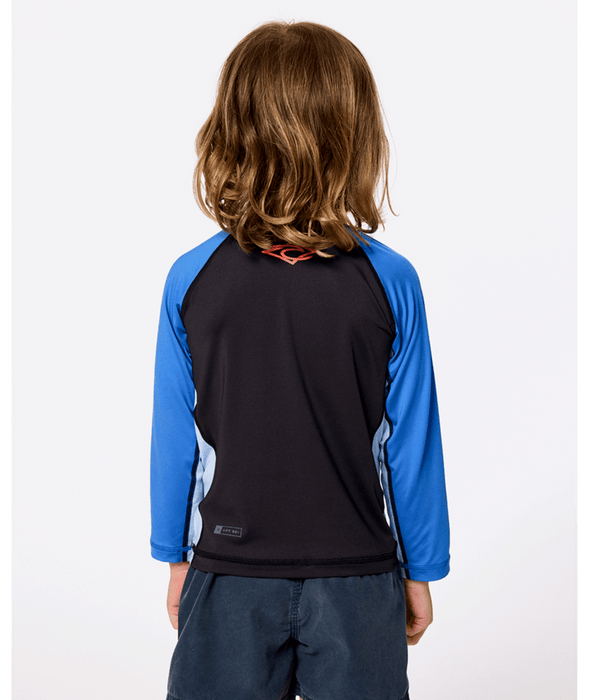 RIP CURL - WAVE DAYZ UPF LS RASH TOP BLACK