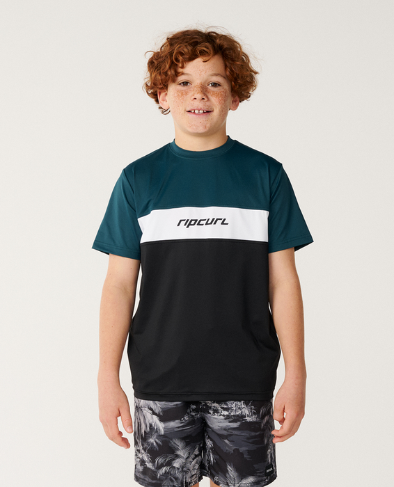 RIP CURL - STAPLE TEE LIGHT NAVY