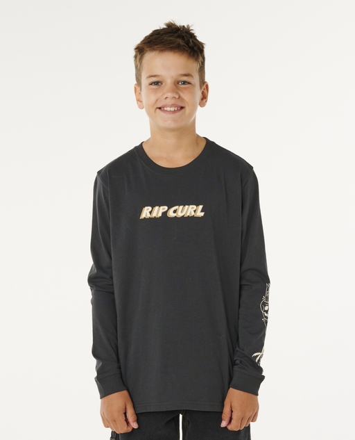 RIP CURL - ETERNAL SHRED LS TEE WASHED BLACK
