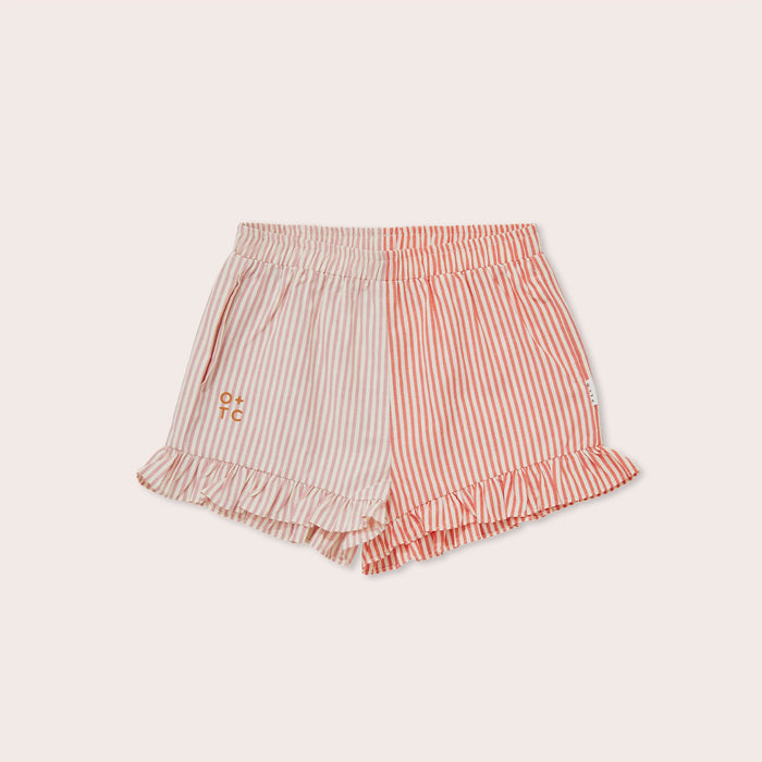 OLIVE AND THE CAPTAIN - HOYA STRIPE CARLA FRILL SHORTS