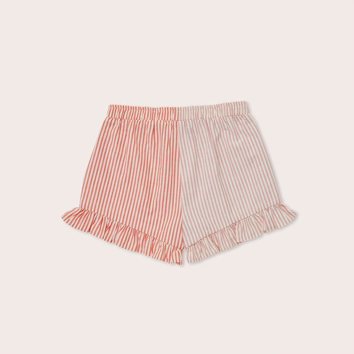 OLIVE AND THE CAPTAIN - HOYA STRIPE CARLA FRILL SHORTS