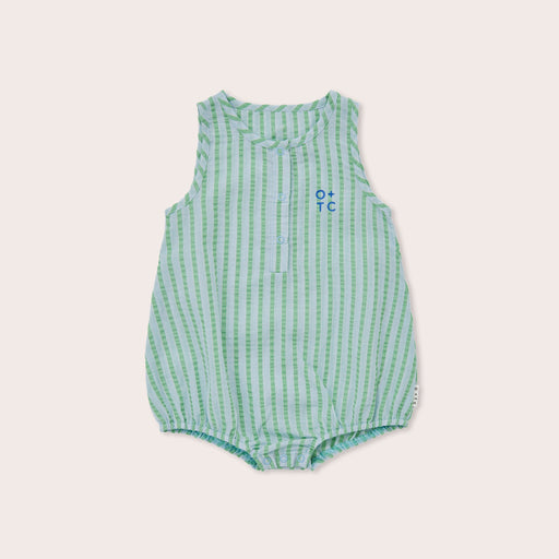 OLIVE AND THE CAPTAIN - SALTWATER STRIPE BUBBLE ROMPER