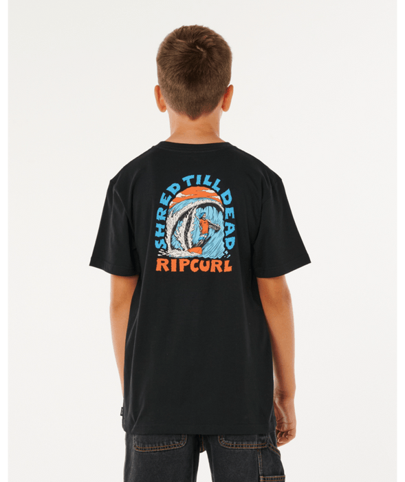 RIP CURL - SHRED TIL TEE BLACK