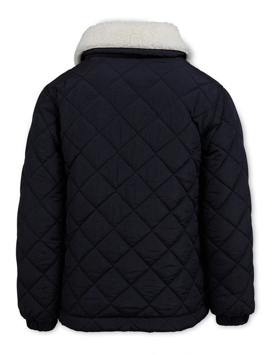 EVE GIRL YOUTH - LYDIA QUILTED JACKET BLACK