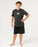 RIP CURL - SUNSET SESH LOGO TEE WASHED BLACK