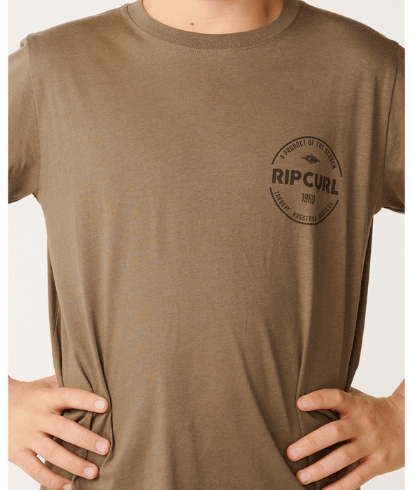 RIP CURL - STAPLE TEE WALNUT