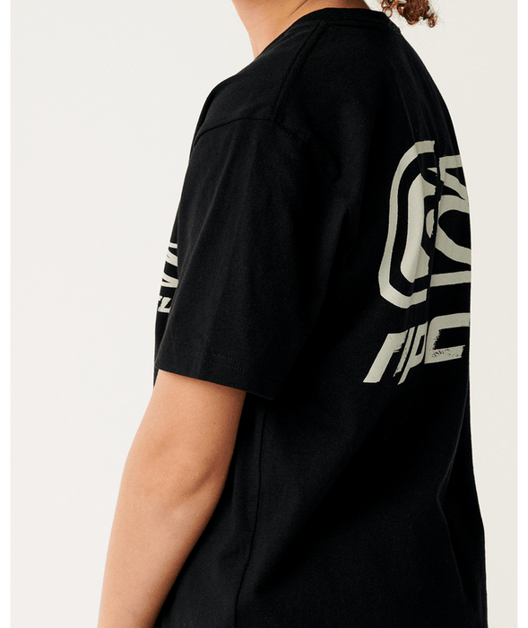 RIP CURL - ARCHIVE RIPPED TEE BLACK