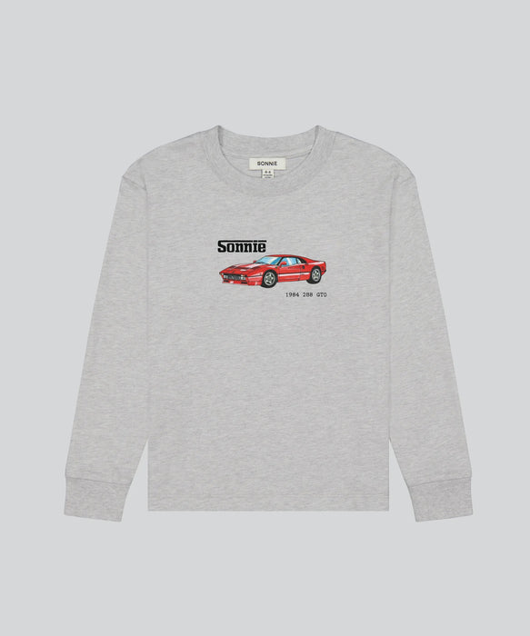 SONNIE - FERRARI LS TEE GREY MARLE