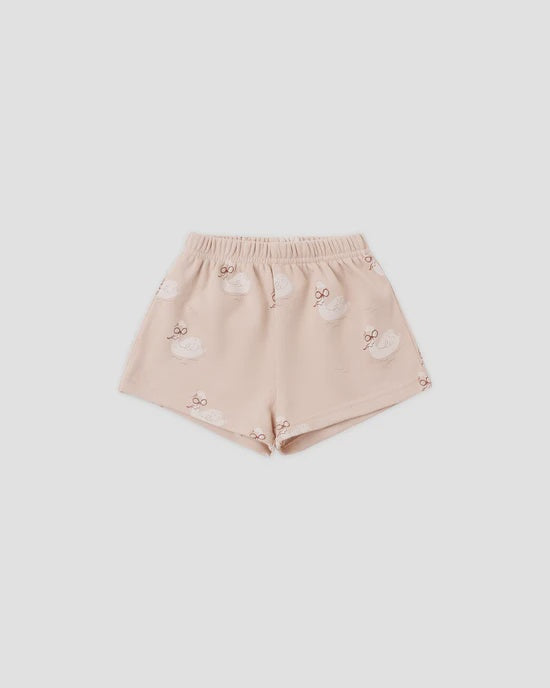 RYLEE + CRU - TRACK SHORT SWANS BLUSH