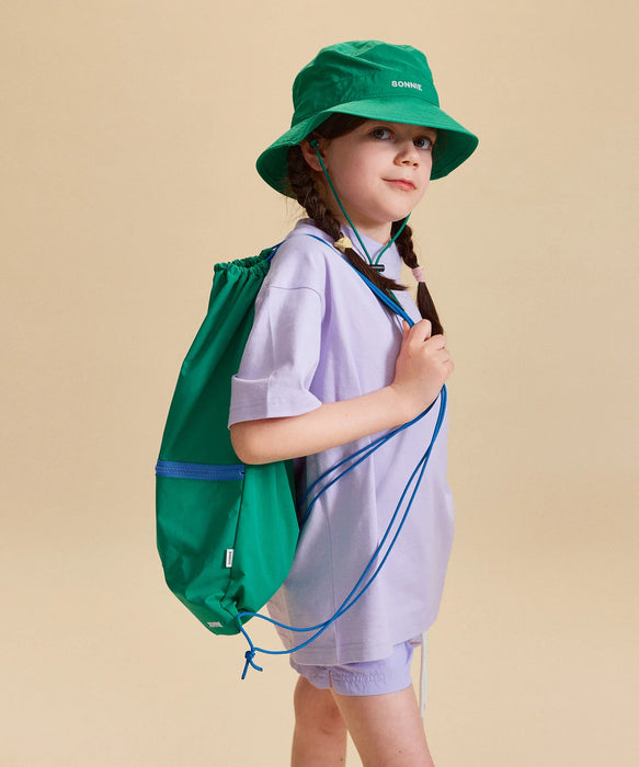 SONNIE - NYLON SWIM BAG COURT GREEN