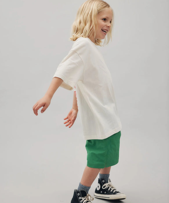 SONNIE - NYLON SPORTS SHORTS KERMIT GREEN